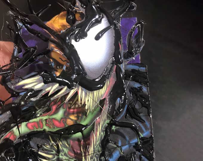 venom-3d-sculpted-card-art