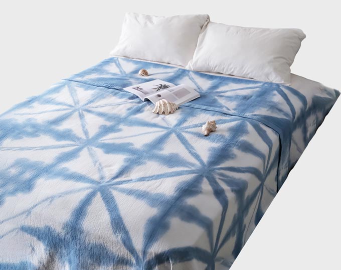 bedcover-with-hand-tiedyed D