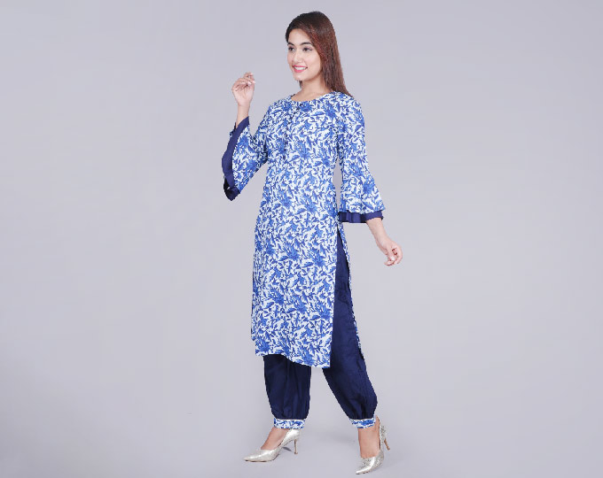 women-designer-blue-cotton-salwar B