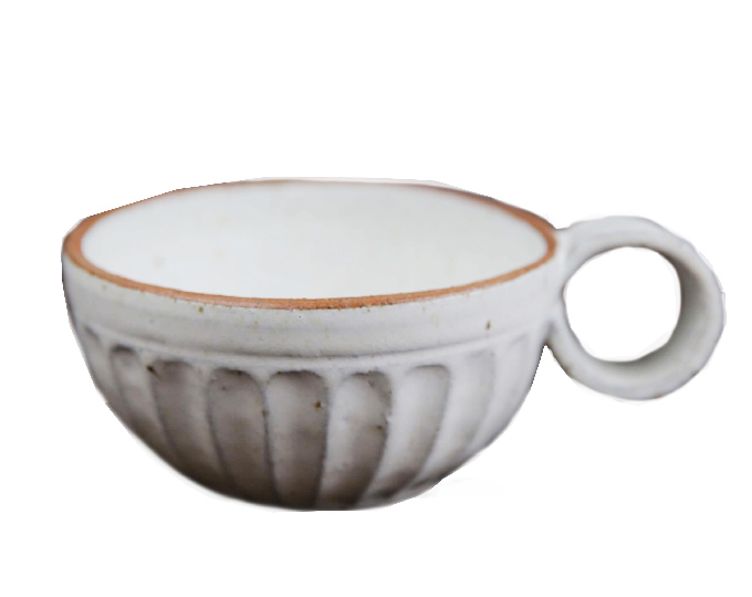 carved-rib-coffee-cup-white-tea D