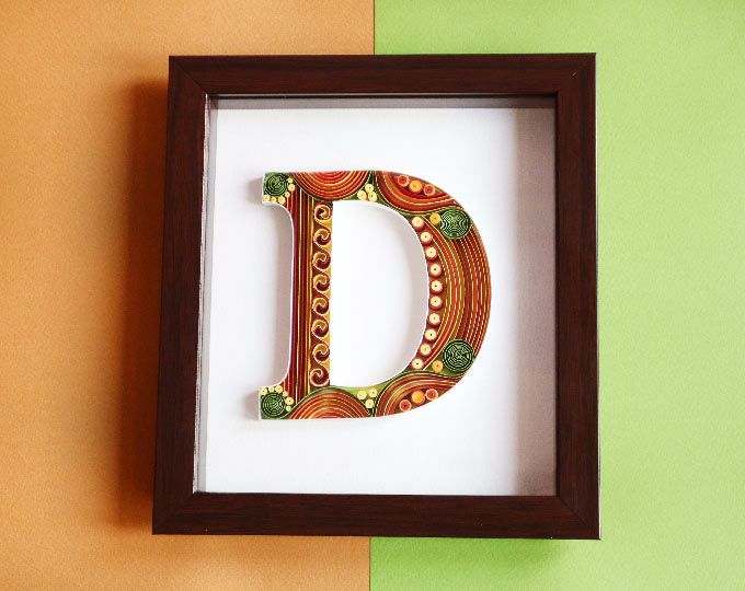 quilling-alphabet-name-initial-of A