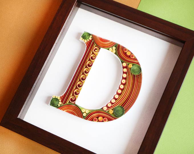 quilling-alphabet-name-initial-of D