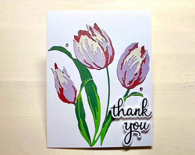 handmade-card-tulip-flower-layered