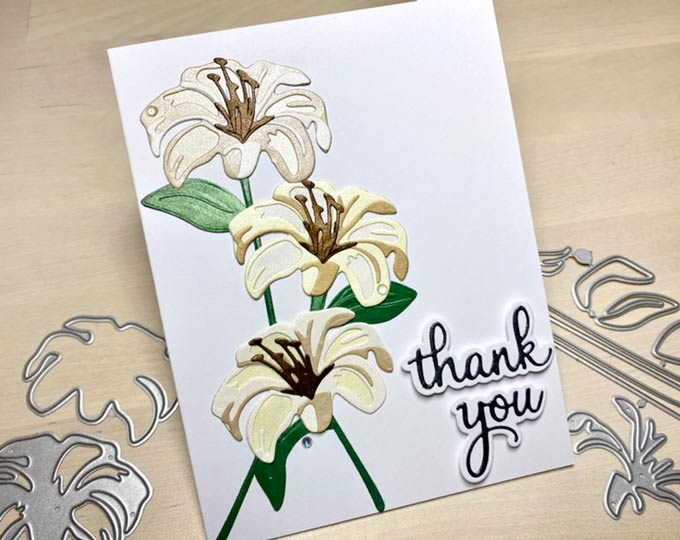 handmade-card-lily-layered-flowers
