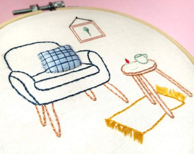 living-room-embroidery B