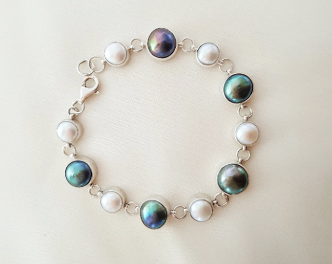 Natural-Baroque-Pearl-Bracelet-925