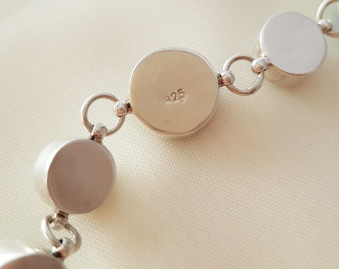 Natural-Baroque-Pearl-Bracelet-925 B