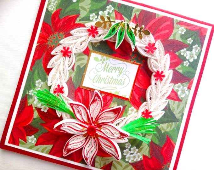 Quilling-Christmas-card