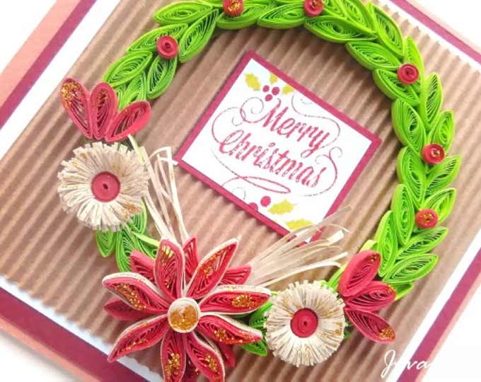 Quilling-Christmas-card