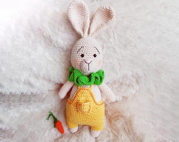Bunny-stuffed-animal-Crochet-bunny B
