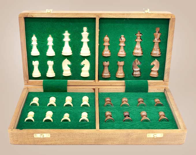 14-Wooden-Handmade-Magnetic-Chess B