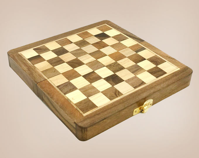7-Wooden-Handmade-Chess-Set-Woode D