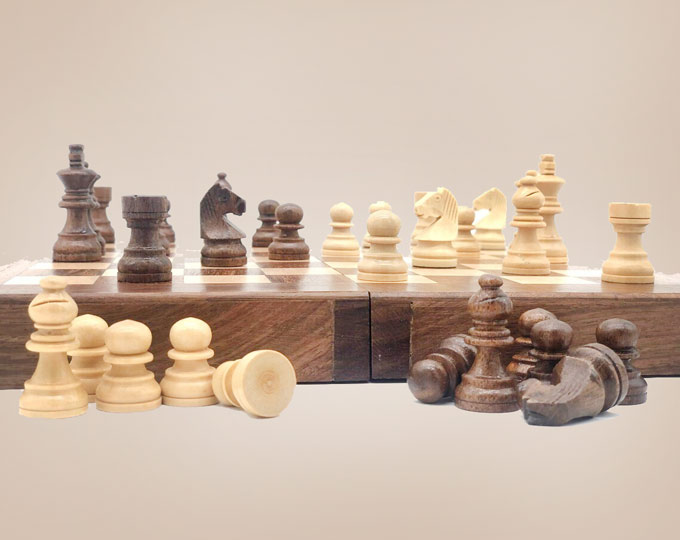 10-Wooden-Handmade-Chess-Set-Wood C