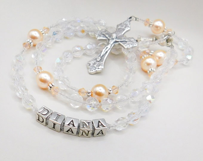 Personalized-Peach-and-Crystal-Pray A