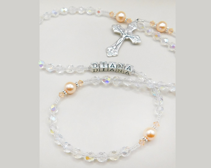 Personalized-Peach-and-Crystal-Pray B