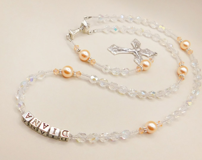 Personalized-Peach-and-Crystal-Pray D